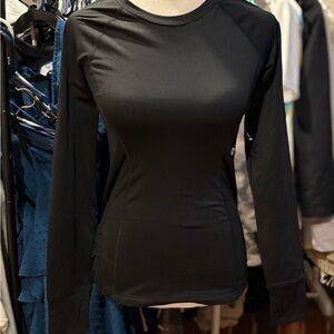 Eddie Bauer Black Long Sleeve Women's Tee